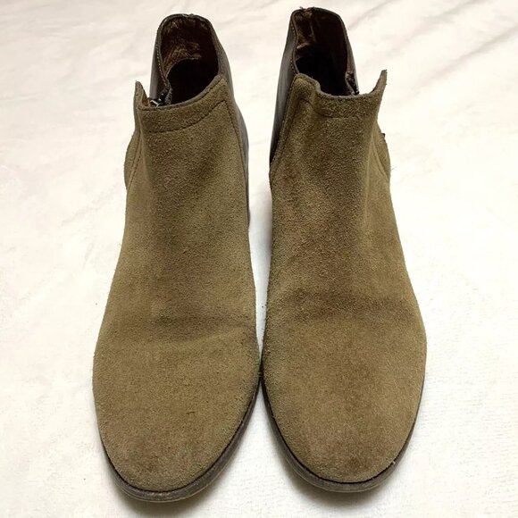 Madewell Ankle Boots Womens Size 8 Brown The Cait Leather & Suede Ankle Booties - Picture 8 of 9